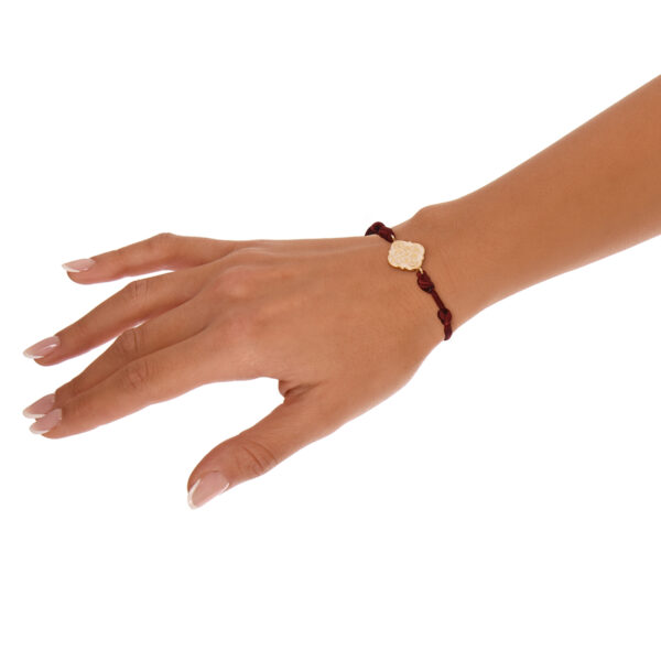 Bracciale smalto bianco