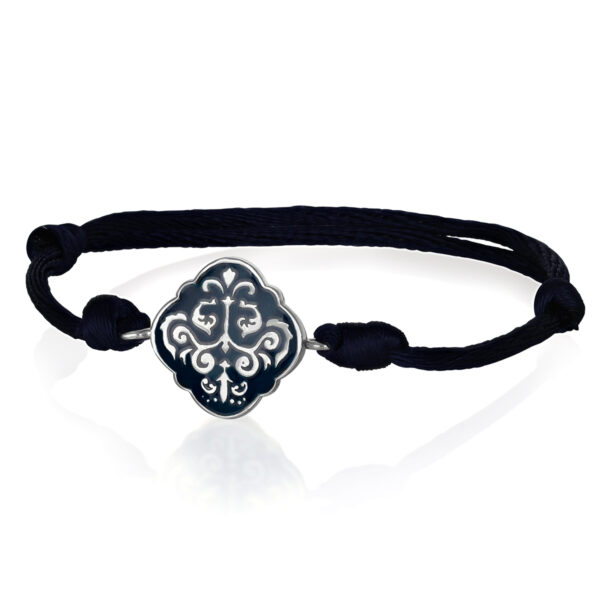 Bracciale smalto blu - immagine 2